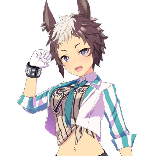 Character card art for [Down the Line] Mejiro Ryan
