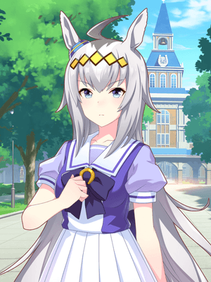 Support card art for [Tracen Academy] Oguri Cap