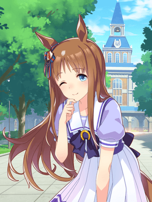 Support card art for [Tracen Academy] Grass Wonder