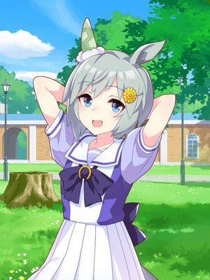 Support card art for [Tracen Academy] Seiun Sky