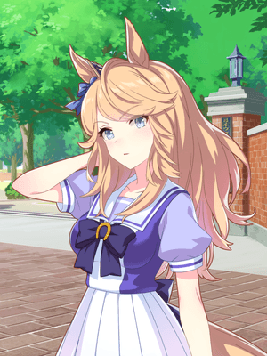 Support card art for [Tracen Academy] Gold City