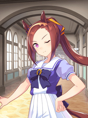 Support card art for [Tracen Academy] Sakura Bakushin O