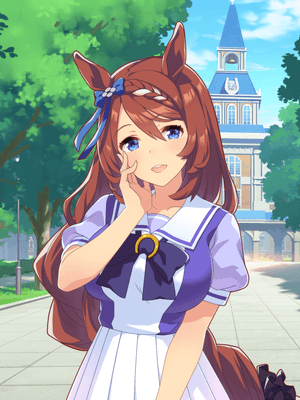 Support card art for [Tracen Academy] Super Creek