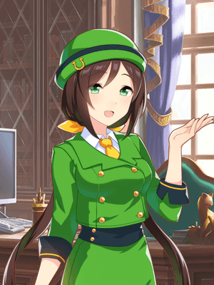 Support card art for [Tracen Academy] Tazuna Hayakawa