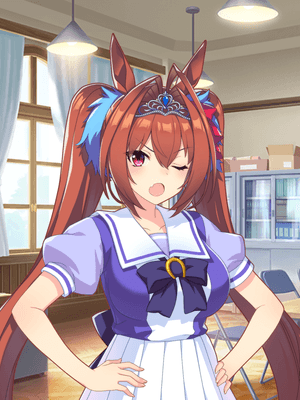 Support card art for [Tracen Academy] Daiwa Scarlet