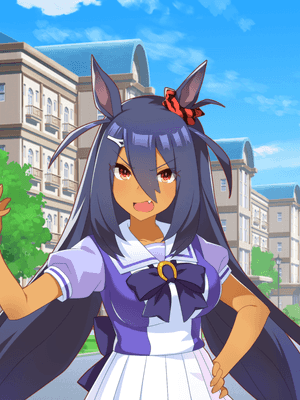 Support card art for [Tracen Academy] Hishi Amazon