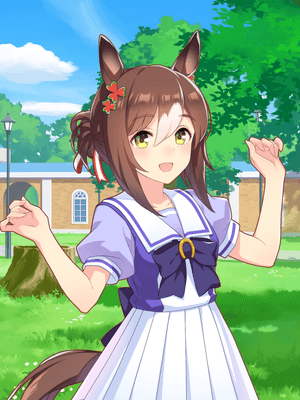 Support card art for [Tracen Academy] Fine Motion