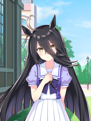 Support card art for [Tracen Academy] Manhattan Cafe