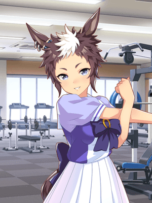 Support card art for [Tracen Academy] Mejiro Ryan