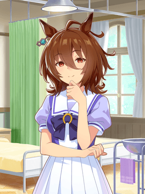 Support card art for [Tracen Academy] Agnes Tachyon