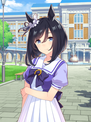 Support card art for [Tracen Academy] Eishin Flash