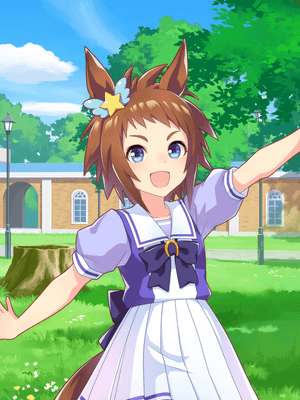Support card art for [Tracen Academy] Biko Pegasus