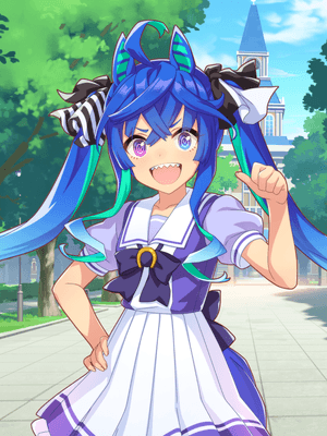 Support card art for [Tracen Academy] Twin Turbo
