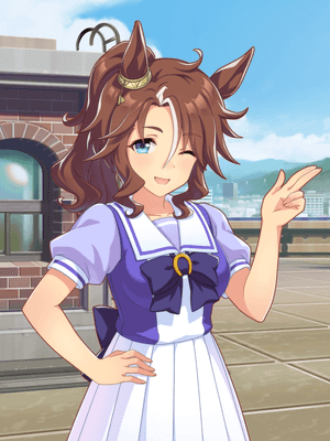 Support card art for [Tracen Academy] Mejiro Palmer