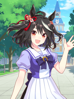 Support card art for [Tracen Academy] Kitasan Black