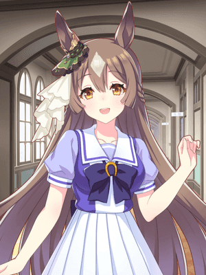 Support card art for [Tracen Academy] Satono Diamond