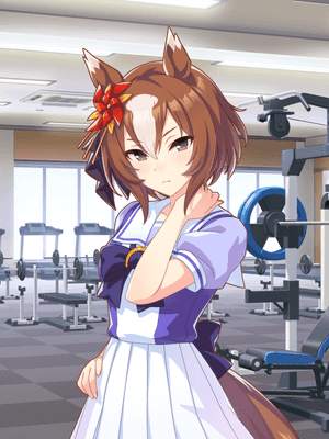 Support card art for [Tracen Academy] Yaeno Muteki