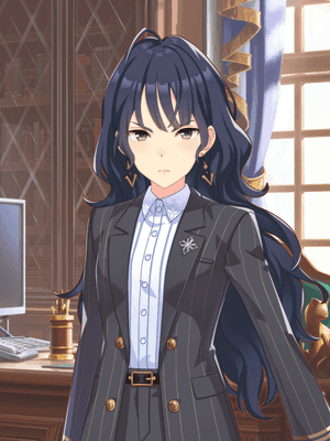 Support card art for [Tracen Academy] Riko Kashimoto