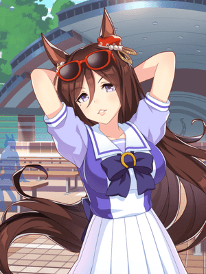 Support card art for [Tracen Academy] Seeking the Pearl