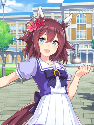 Support card art for [Tracen Academy] Sakura Chiyono O