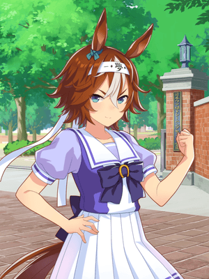 Support card art for [Tracen Academy] Bamboo Memory