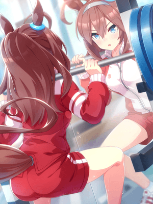 Support card art for [Pal-Assisted Training] Mihono Bourbon