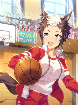 Support card art for [On and Off the Court] Mejiro Ryan
