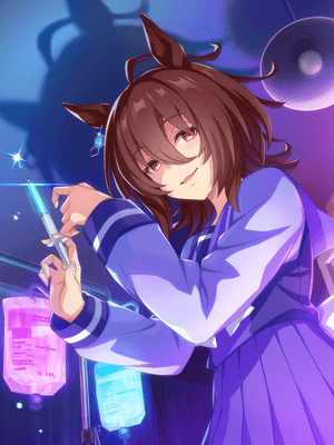 Support card art for [Experimental Studies on Subject A] Agnes Tachyon