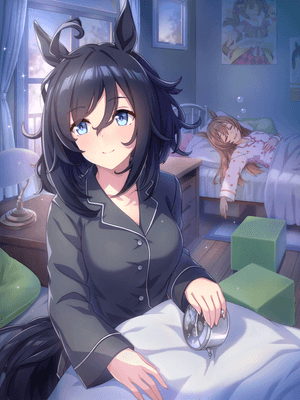 Support card art for [5:00 a.m.—Right on Schedule] Eishin Flash