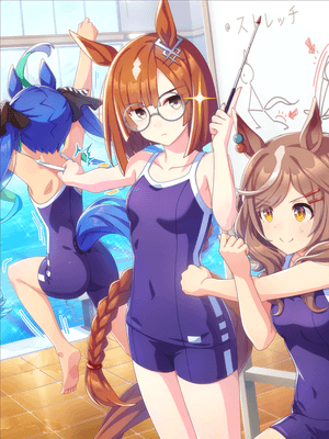 Support card art for [Never Skip Warm-Ups] Ikuno Dictus