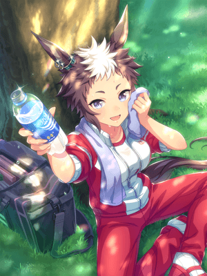Support card art for [Hot Hearts and Cool Drinks] Mejiro Ryan