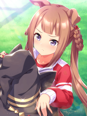 Support card art for [Reckless Witch Training] Sweep Tosho