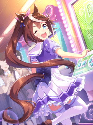 Support card art for [Step! Smile! Wink!] Tokai Teio