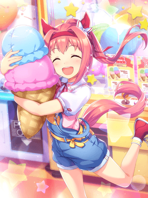 Support card art for [Urara's Day Off!] Haru Urara