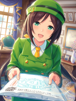 Support card art for [Tracen Reception] Tazuna Hayakawa