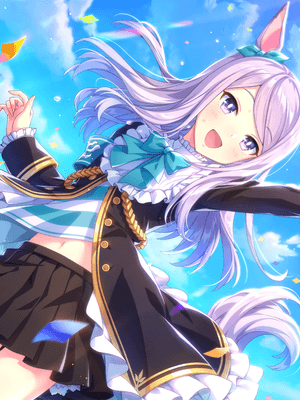 Support card art for [Your Team Ace] Mejiro McQueen