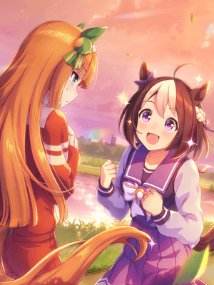 Support card art for [The Setting Sun and Rising Stars] Special Week