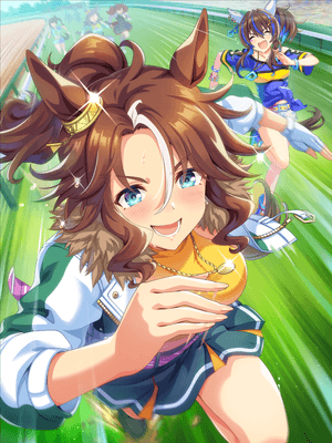 Support card art for [Go Ahead and Laugh] Mejiro Palmer