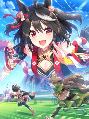 Support card art for [Fire at My Heels] Kitasan Black