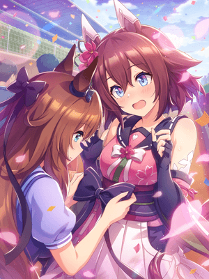 Support card art for [Peak Sakura Season] Sakura Chiyono O