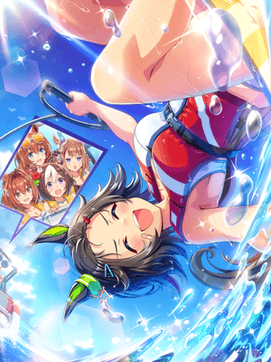 Support card art for [Full-Blown Tantrum] Winning Ticket