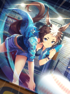 Support card art for [Winning Pitch] Mejiro Ryan