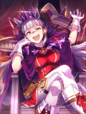 Support card art for [That Time I Became the Strongest] Gold Ship