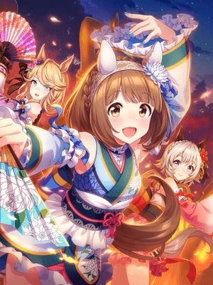Support card art for [Dancing Light into the Night] Yukino Bijin