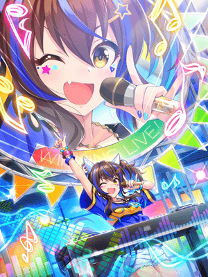Support card art for [Make! Some! NOISE!] Daitaku Helios