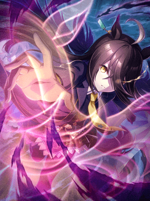 Support card art for [My Solo Spun in Spiraling Runs] Manhattan Cafe