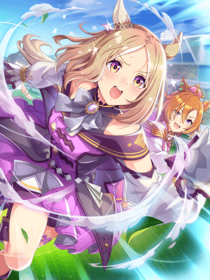 Support card art for [Peachy Silhouette] Narita Top Road